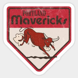 Vintage Portland Mavericks Baseball 1973 Sticker